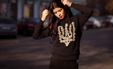 Fashionable Ukrainian patriotic clothes