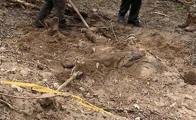 Broken nails and tied hands: another burial was found in the Kiev region