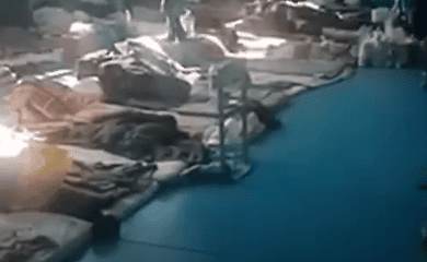 There was a video from the filtration camp for Ukrainians