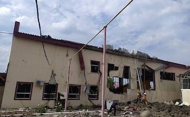 The invaders fired on Bakhmut