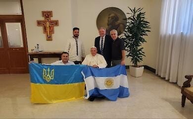 The Pope once again supported Ukraine