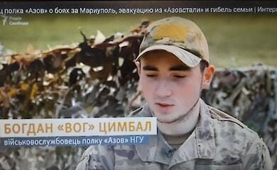 "Azovets" Bohdan Tsymbal spoke about the battles for Mariupol: video