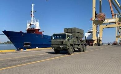 NASAMS SAM battery from Spain deployed in Latvia