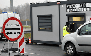 One of the checkpoints on the Polish-Ukrainian border stops its work for a while