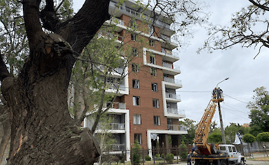 Russian troops shelled the center of Mykolaiv