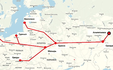 Ukraine has stopped the transit of oil through the pipeline "Druzhba"
