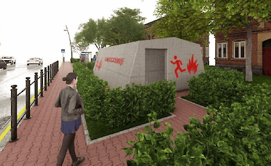 KSCA wants to make a shelter at bus stops in case of air raids