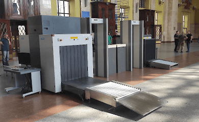 The installed complex system for examining passengers' luggage will work at the Kharkov railway station