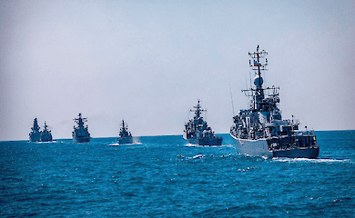 The Russian fleet in the Black Sea is based uncharacteristically for itself