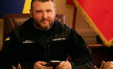 Sergey Gamaly booked a hotel room in Kherson