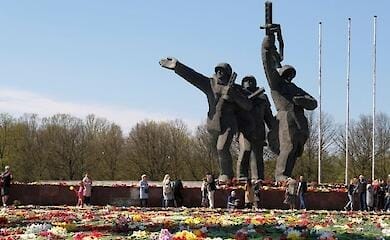 Soviet monuments are being demolished in Latvia. The UN is allegedly against it, but this is not certain.