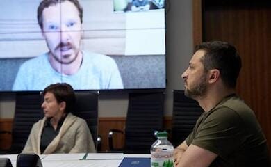 Zelensky spoke with Cumberbatch