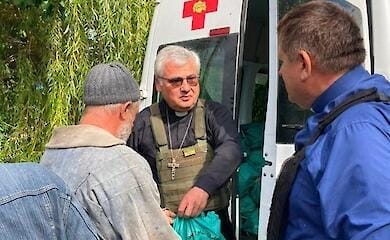The enemy fired on a humanitarian mission