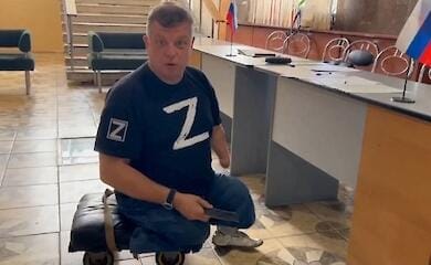 In occupied Kherson, a former deputy who urged the Russian Federation to reach the western borders of Ukraine died