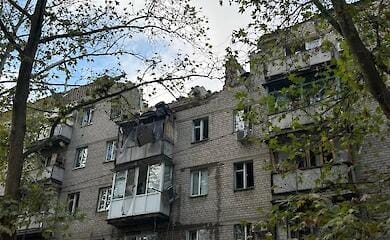The Russians fired at another residential building in Nikolaev