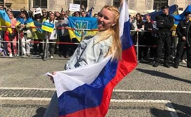 Yuliya Prokhorova, die Ukrainer trollte, freigelassen