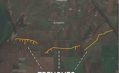 Russians are already digging trenches in Crimea