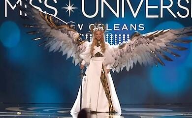 A Ukrainian contestant dressed as a Warrior of Light stunned everyone at Miss Universe