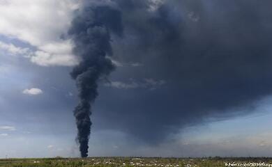 Residents of Ukraine warned of a possible massive strike against the country