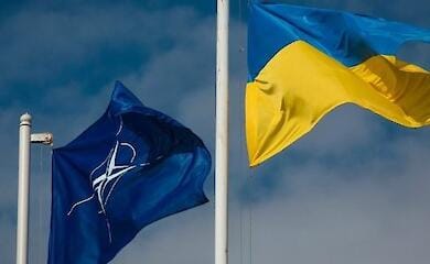 How many Ukrainians support the country's accession to NATO