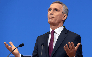 NATO allies decide to extend alliance secretary general's mandate by a year, but he won't