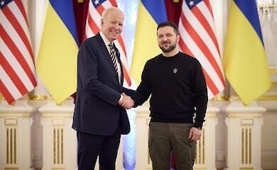 Biden verspricht ein neues Hilfspaket in H&ouml;he von 500 Millionen Dollar f&uuml;r die Ukraine und erl&auml;utert, wie die USA die Ukraine als n&auml;chstes unterst&uuml;tzen werden