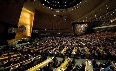 UN-Generalversammlung nimmt am Donnerstag, 23. Februar, eine Friedensresolution f&uuml;r die Ukraine an