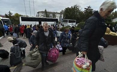 Kyiv may have evacuated during massive Russian rocket attacks