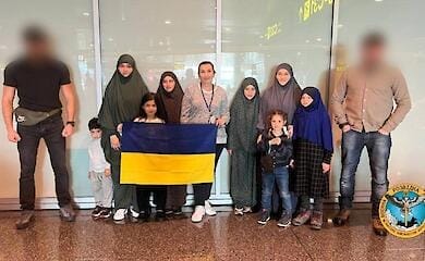 Eight Ukrainians freed from Syrian captivity