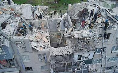 Russische Truppen beschie&szlig;en drei Wohngeb&auml;ude in Sloviansk