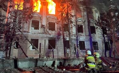 Occupiers attack Mykolaiv overnight with four Kalibr missiles