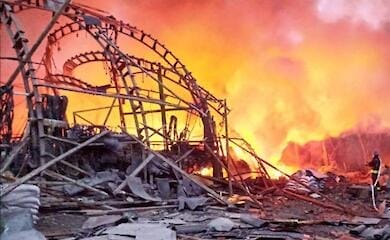 At around 4am, Russian occupiers attacked Ukraine from strategic aeroplanes.
