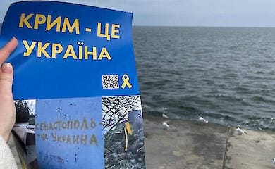 Pro-ukrainische Zivilisten sind auf der vor&uuml;bergehend besetzten Krim aktiver geworden
