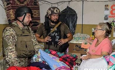 The "White Angel" police team was able to enter Ugledar with humanitarian aid