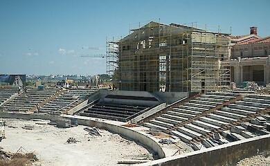In Crimea, the occupiers on the territory of the "Chersonese Tavriyskyi" are building a new amphitheatre