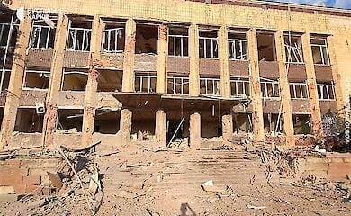 Last night the Kupyansk district of Kharkiv region was subjected to a massive strike by the Russian army