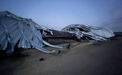 Russian Federation attacks Izmail port, 13,000 tonnes of grain destroyed (photo)