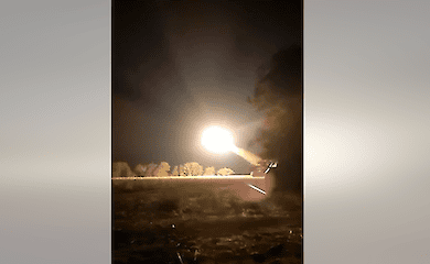 Der Leiter des Nationalen Sicherheits- und Verteidigungsrates zeigte ein Video von einem neuen Raketentest