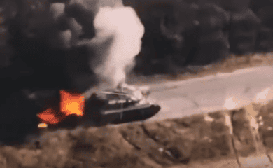 NSU-Kampfjets zerstörten den neuesten russischen Panzer T-90 "Breakthrough" (Video)