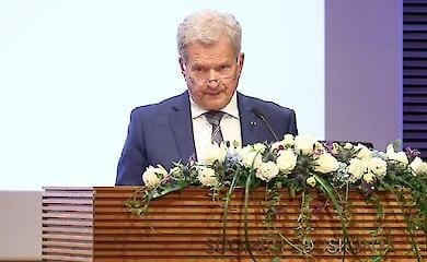 Pr&auml;sident von Finnland Sauli Niiniste
