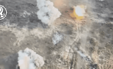 Occupiers outgunned their own from the Sunspeak - drone video