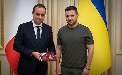 Zelensky discussed strengthening air defence with the head of the French Defence Ministry
