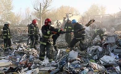 In Groza village, a missile strike killed 52 people and injured 6 others