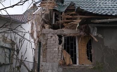 Russians hit Kherson region at night, there are wounded