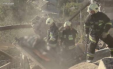 Debris removal was completed in Nikopol gymnasium