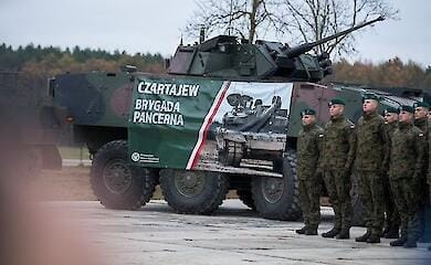 Polen verlegt ein Panzerbataillon an die Grenze zu Belarus