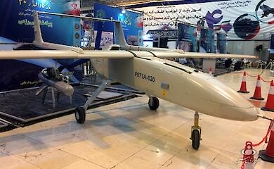 Luftabwehrkräfte schossen eine iranische Drohne in der Region Odessa ab