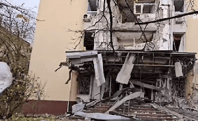 Shelling in Kherson: children's library destroyed