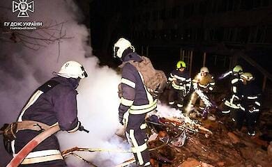 Russian troops fired missiles at Kharkiv at night