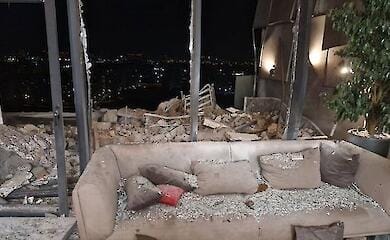 Night attack on Kyiv: video of a hit on a multi-storey building published